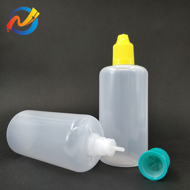 100 Ml 50ml Plastic Squeeze Pe E Liquid Ldpe Eye Dropper Bottle With Childproof Tamper Evident Cap
