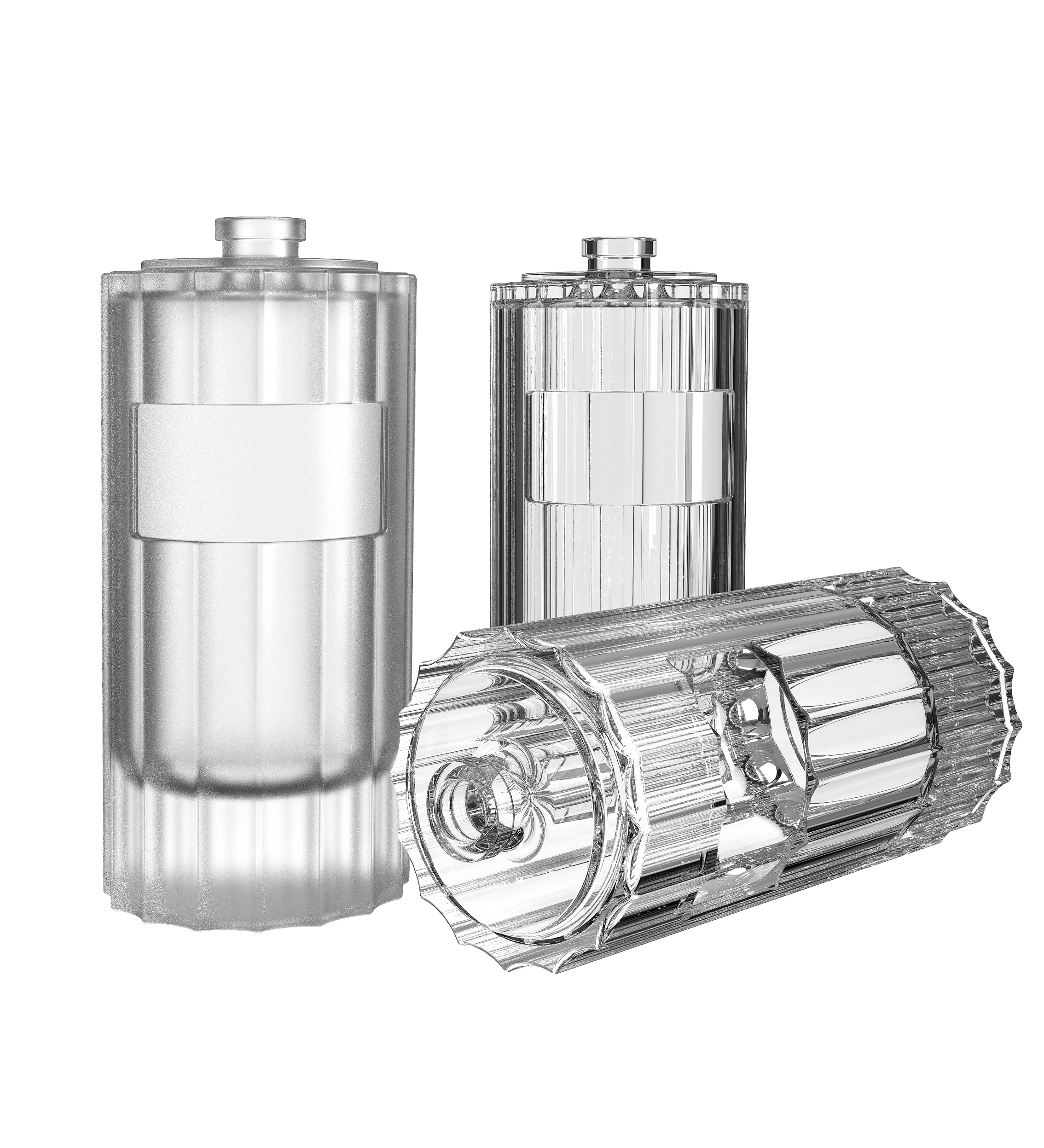 100 Ml Black China Vintage Glass Round Perfume Bottles With Pump For Perfume Packaging