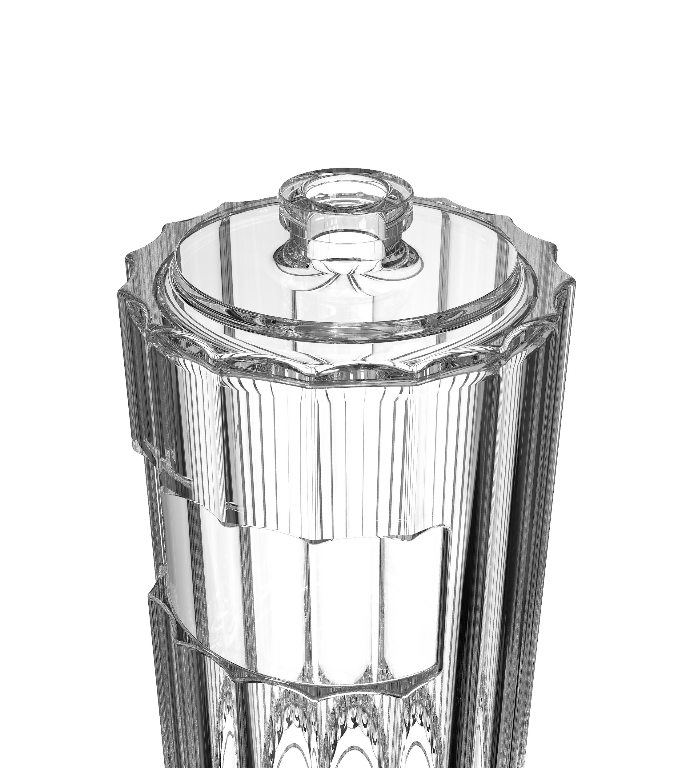 100 Ml Black China Vintage Glass Round Perfume Bottles With Pump For Perfume Packaging