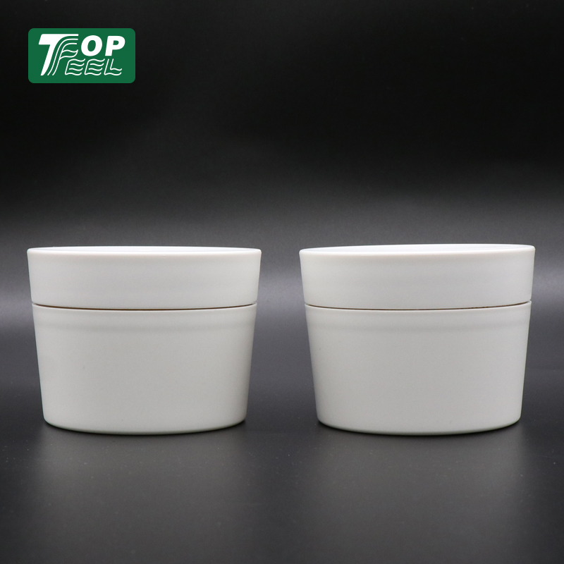 100% Recycled Eco friendly Post Consumer Resin PCR Material 120ML PP Plastic Cosmetic Cream jar