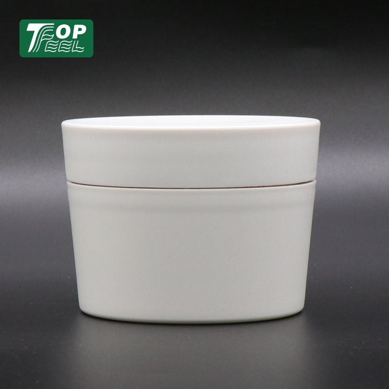 100% Recycled Eco friendly Post Consumer Resin PCR Material 120ML PP Plastic Cosmetic Cream jar