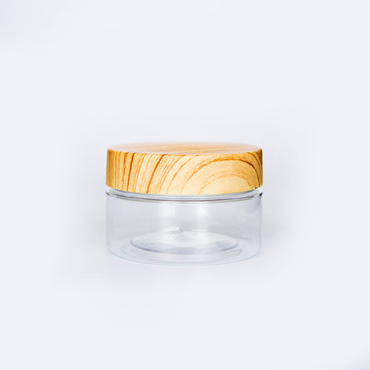 100 g 50 g Cosmetic Packaging for eye cream and face cream jars PET Cosmetic jars customized color