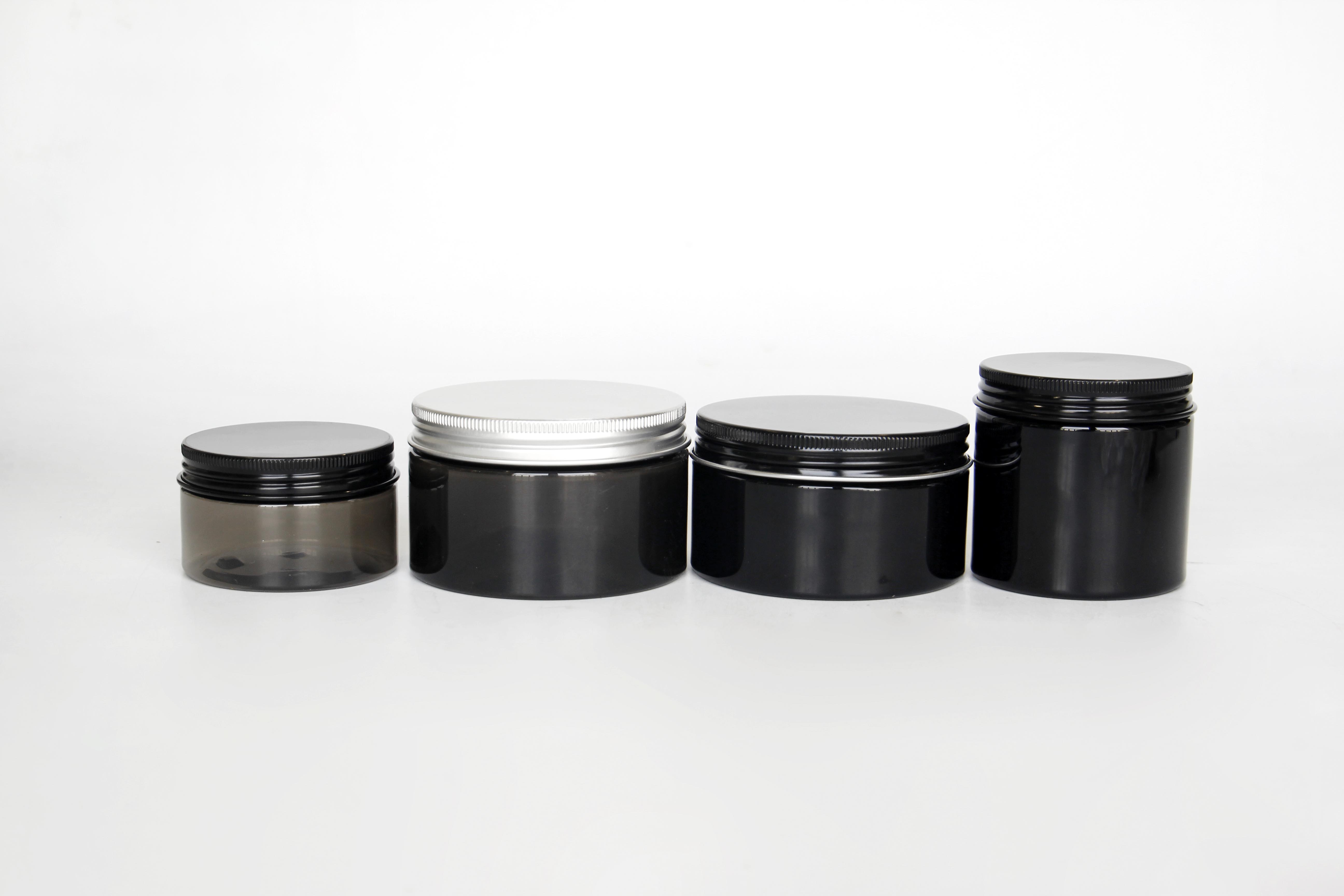 100 g 50 g Cosmetic Packaging for eye cream and face cream jars PET Cosmetic jars customized color