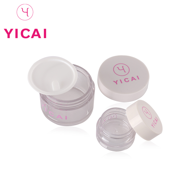100 g hot sale high capacity packaging customizable clear empty skin care petg cream plastic jar