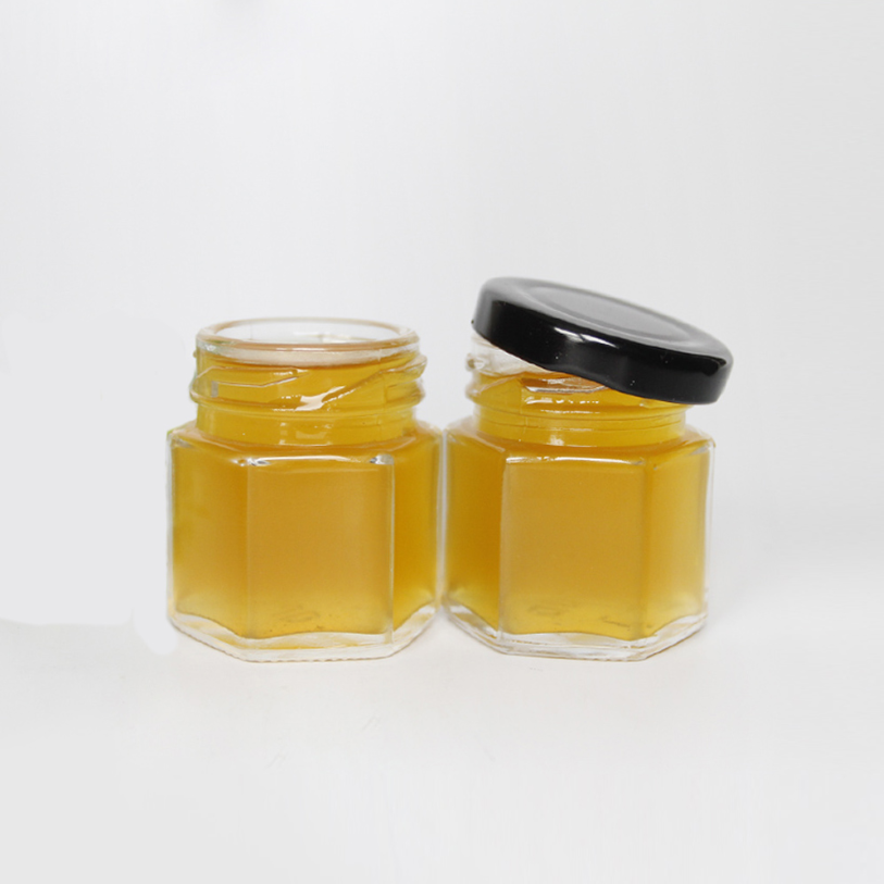 100 ml 180 ml 280 ml 500 ml Wide mouth empty clear round glass honey jar