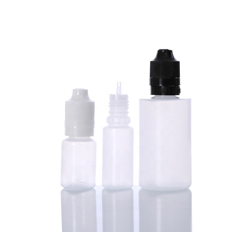 100 ml 50ml Plastic Squeeze Pe E Liquid LDPE Eye Dropper Bottle with Childproof Tamper Evident cap