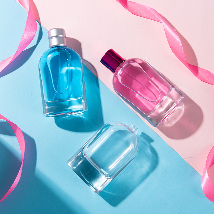 100 ml antique perfume clear empty glass bottle