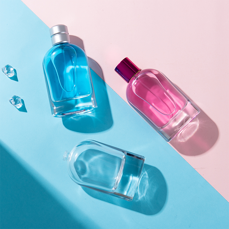 100 ml antique perfume clear empty glass bottle