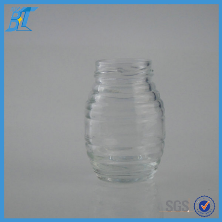 100 ml bee hive glass honey bottles jar with lug lid