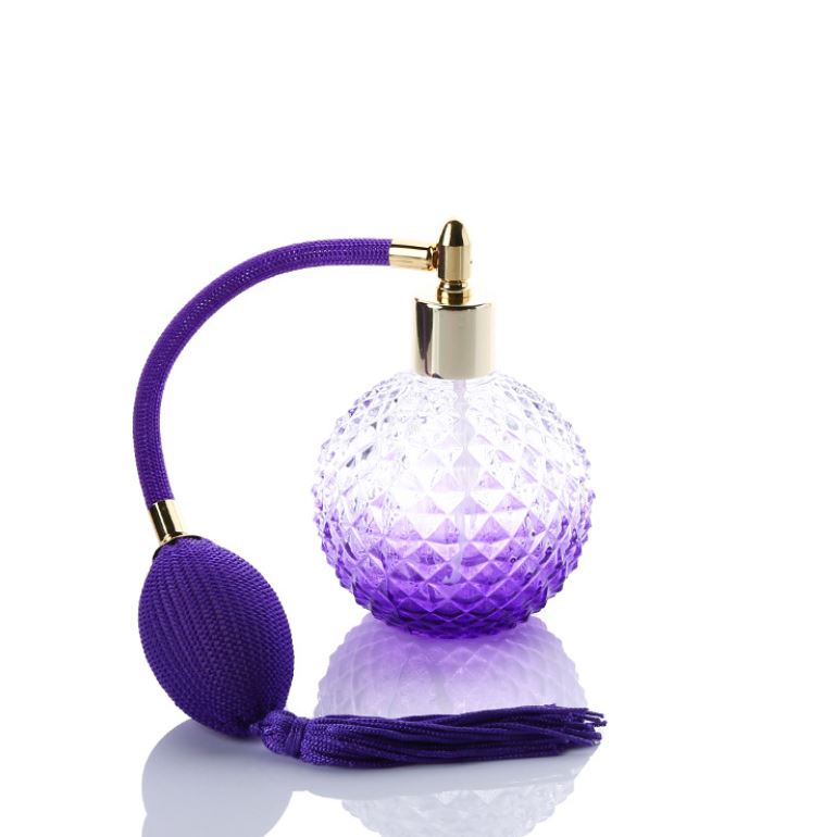 100 ml spray perfume bottle vintage with balloon pump
