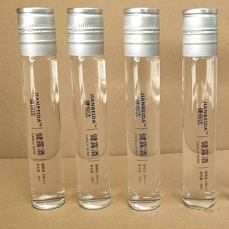 100 ml wine bottle High borosilicate test tube wine bottle glass wine bottle with screw lid