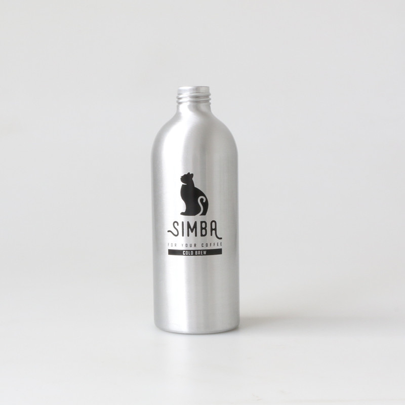 100% recyclable empty 300ml aluminium bottle with lotion pump for hand wash no printing