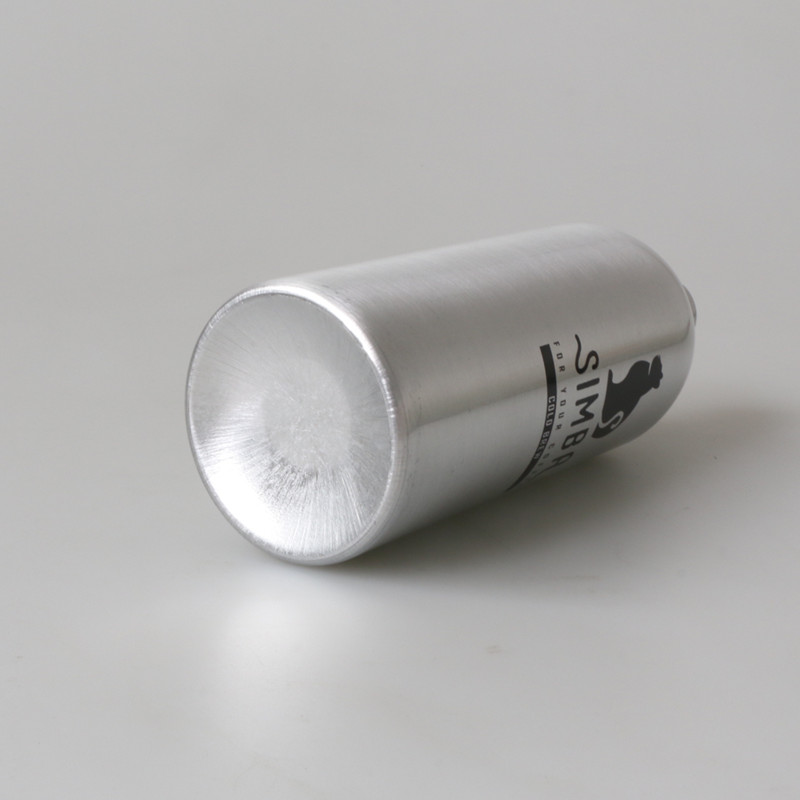 100% recyclable empty 300ml aluminium bottle with lotion pump for hand wash no printing