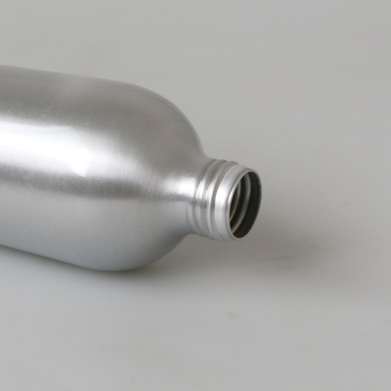 100% recyclable empty 300ml aluminium bottle with lotion pump for hand wash no printing