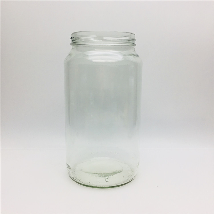 1000 ml 1 litre Canned garlic glass jar hermetic food jar for Pickled cucumber wholesale