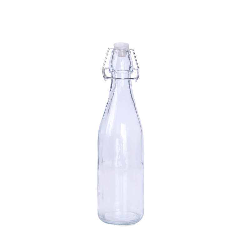1000 ml 500 ml 250ml Glass Kombucha Bottles For Home Brewing Beer 16 oz Clear Glass Bottles Easy Swing top