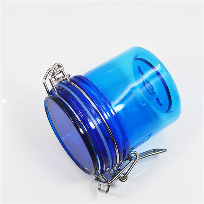 1000 ml mason jar plastic /honey plastic mason jar with metal lock