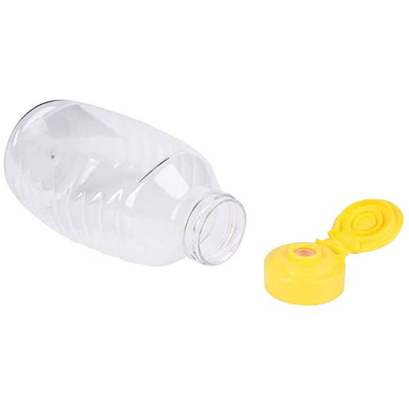 1000g for honey Food grade Clear PET squeeze honey soy sauce salad dressing plastic bottle for ketchup with cap