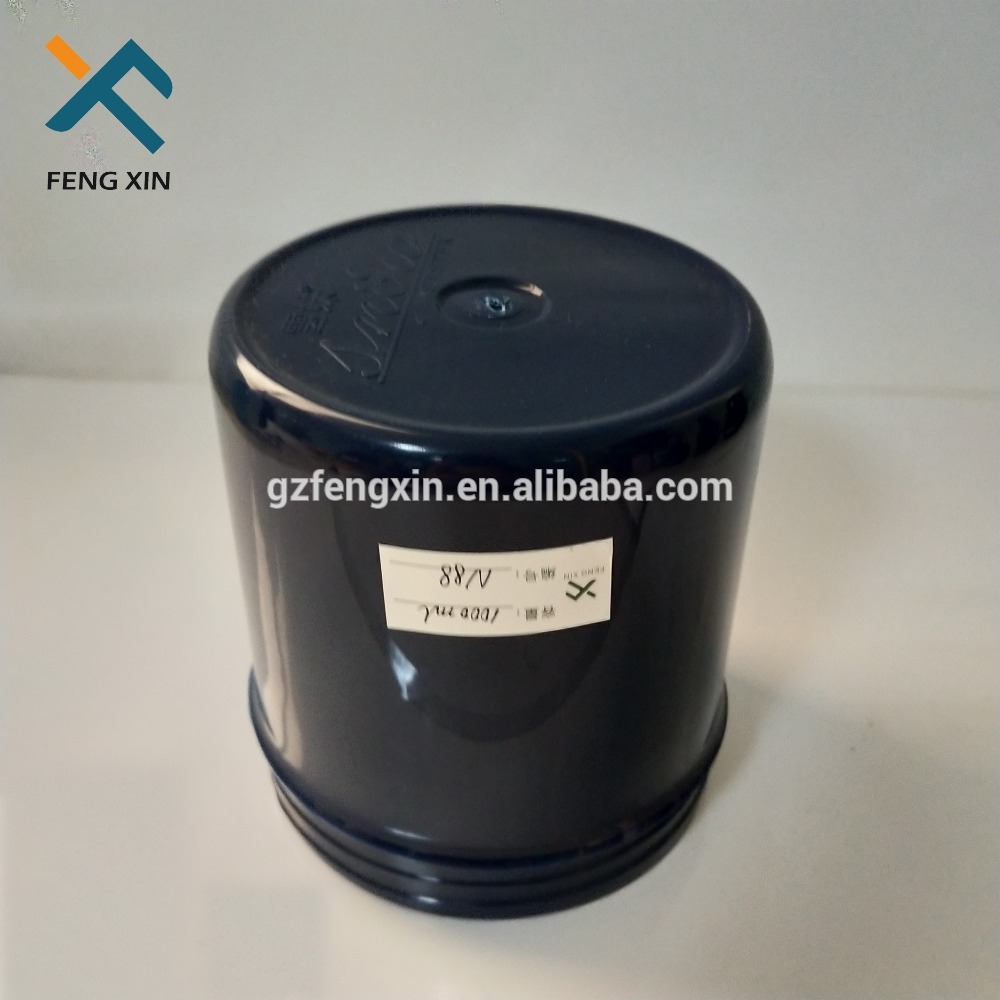1000g matt black plastic container food packaging empty cosmetic pet jar