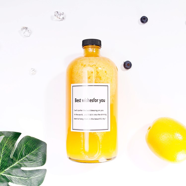 1000ml 1 Liter Round Glass Bottle Big Glass Bottle With Lids