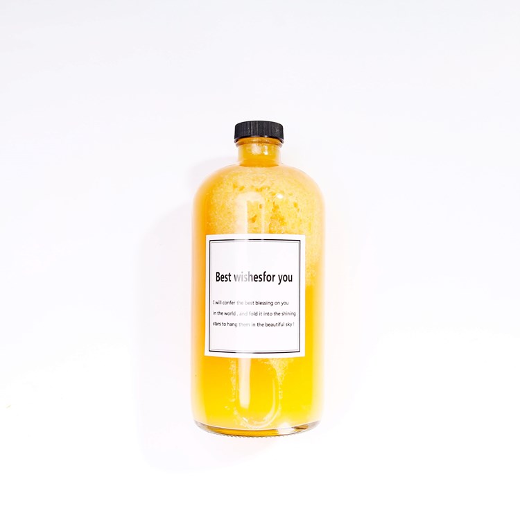 1000ml 1 Liter Round Glass Bottle Big Glass Bottle With Lids