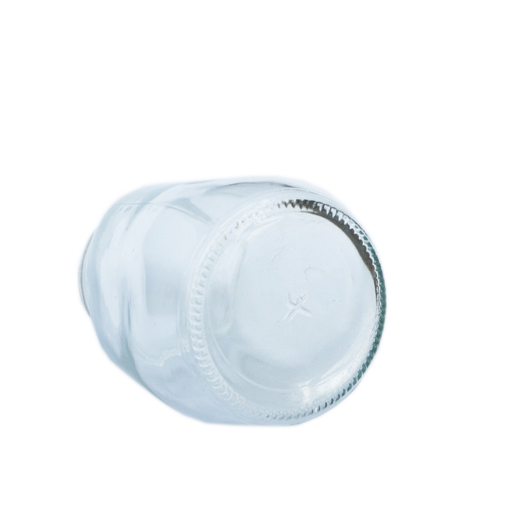 1000ml 1 liter 34oz open mouth plain square storage food promotion mason glass jar with silver one pieces lid
