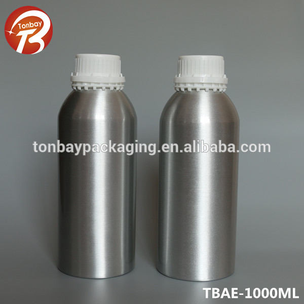 1000ml 1L aluminum essential oil Bottle with tamper evident cap