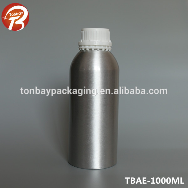1000ml 1L aluminum essential oil Bottle with tamper evident cap