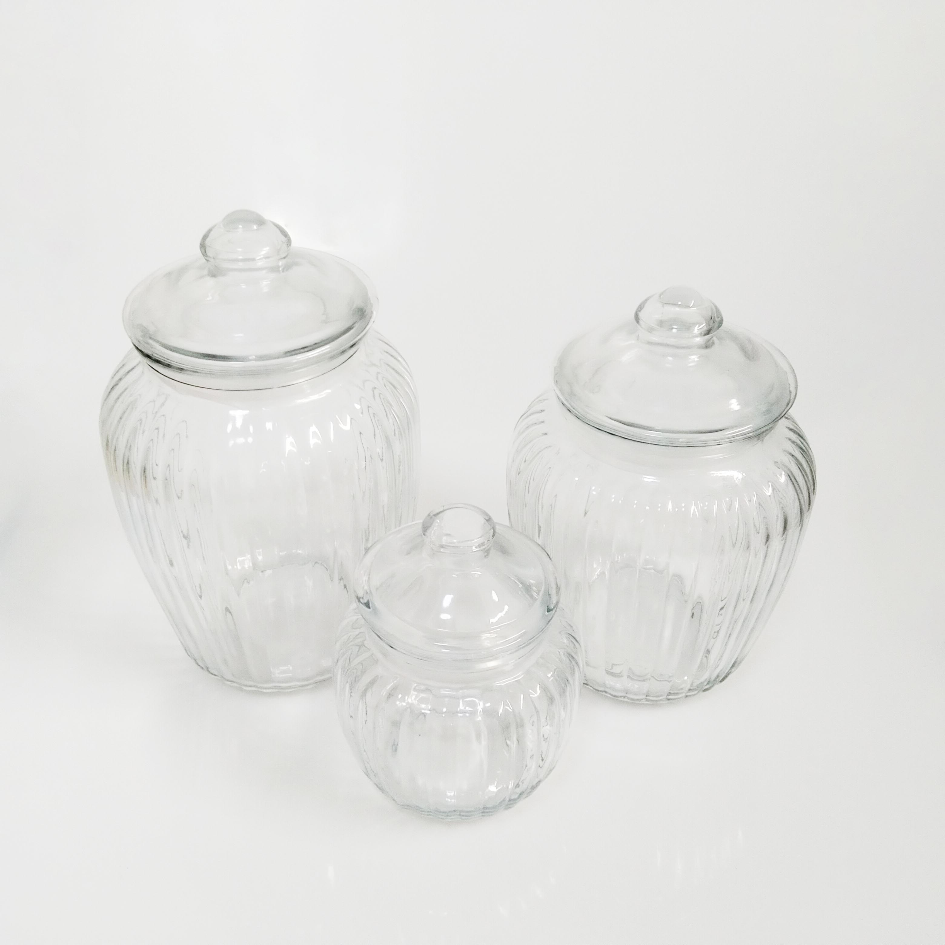 1000ml/2000ml/3000ml big storage glass jar