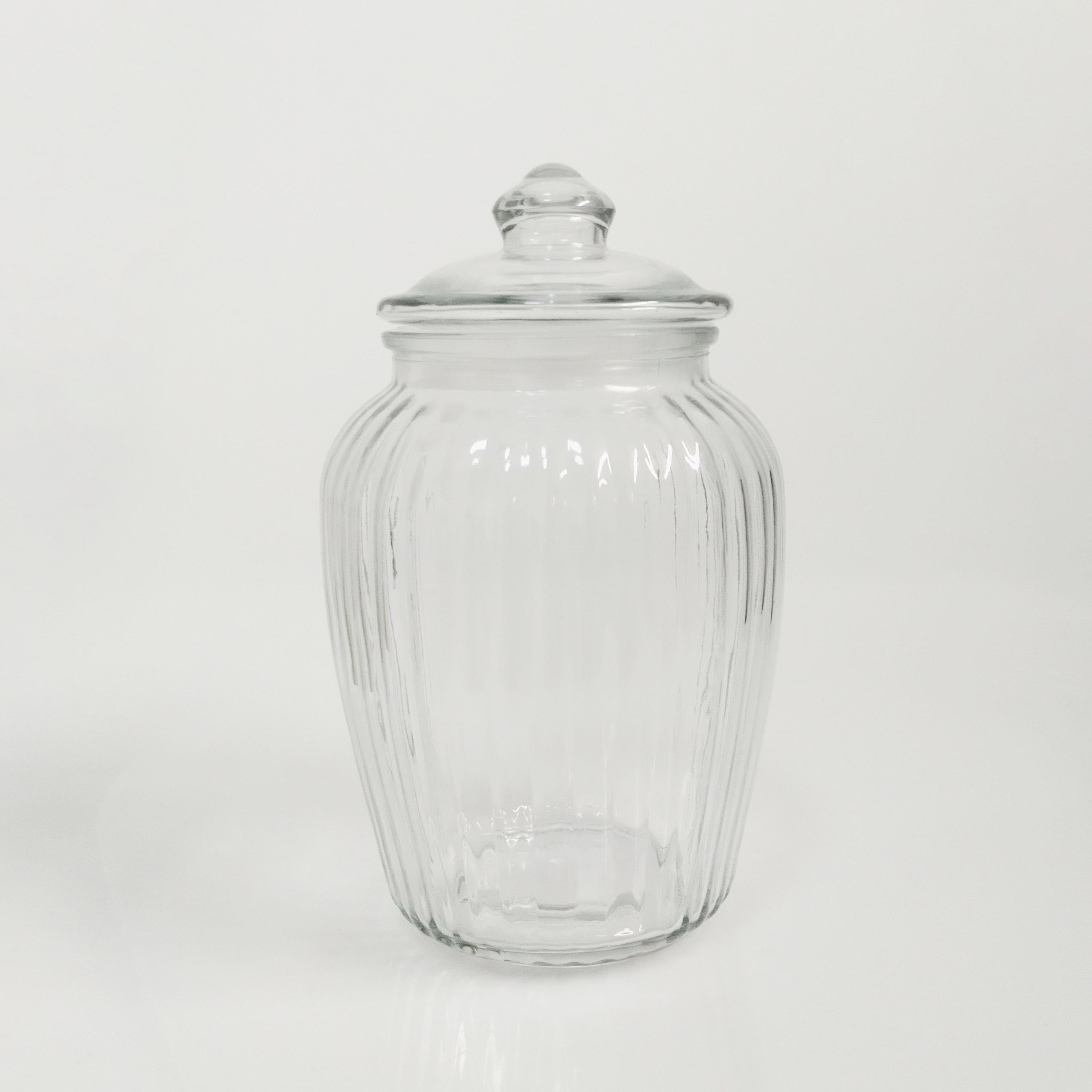 1000ml/2000ml/3000ml big storage glass jar