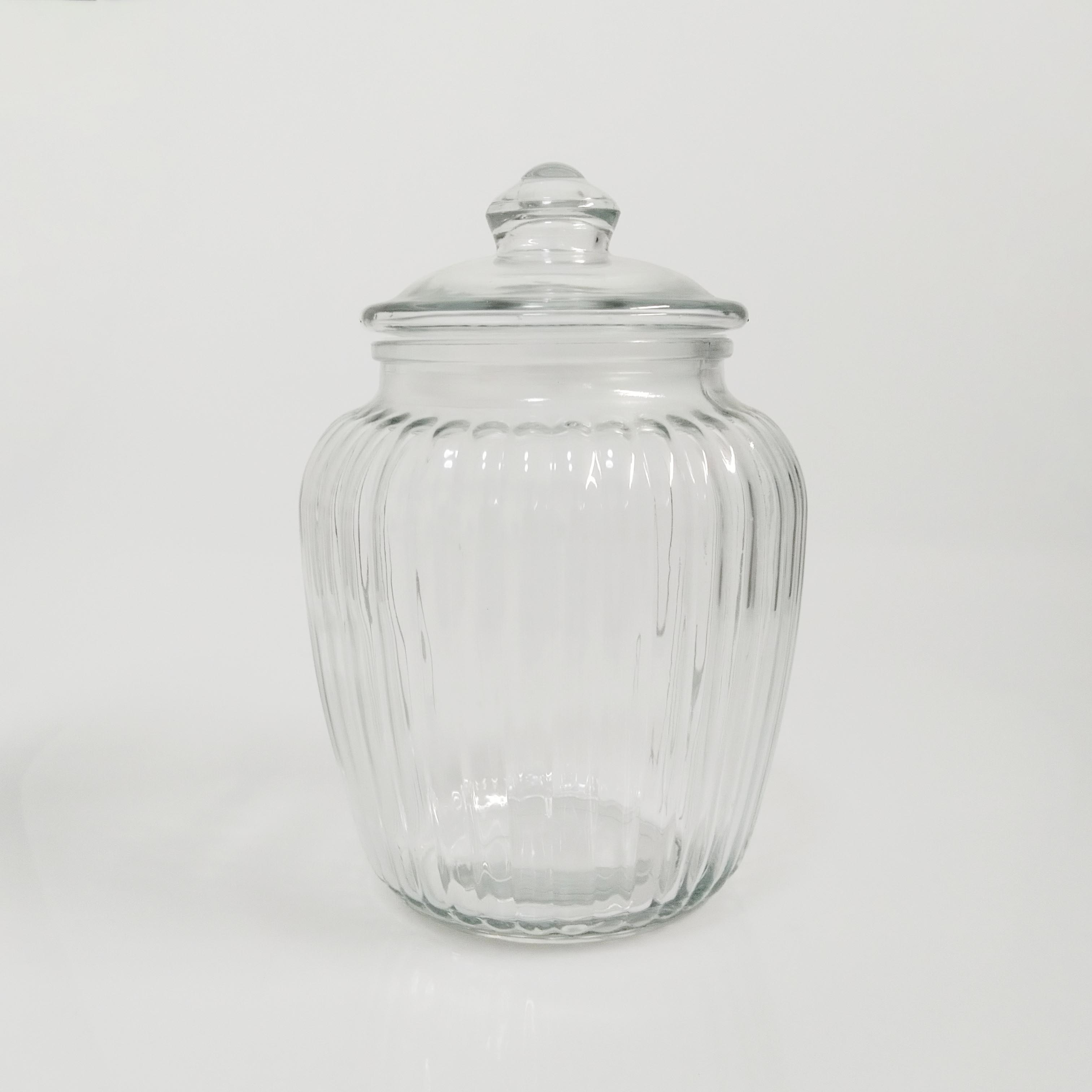 1000ml/2000ml/3000ml big storage glass jar