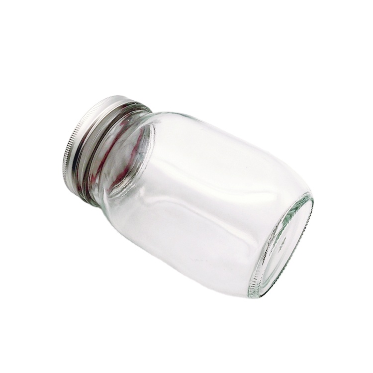 1000ml 32oz clear glass pickle sauerkraut jar storage jar with sealed 87mm two pieces metal lid
