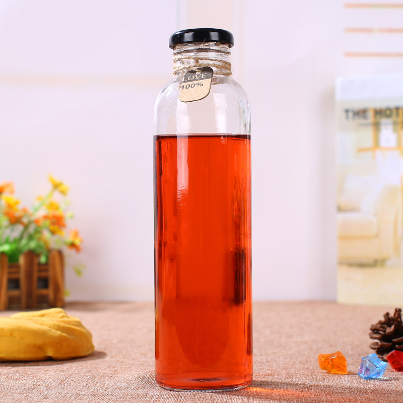 1000ml 750ml 500 ml custom empty glass juice milk bottle