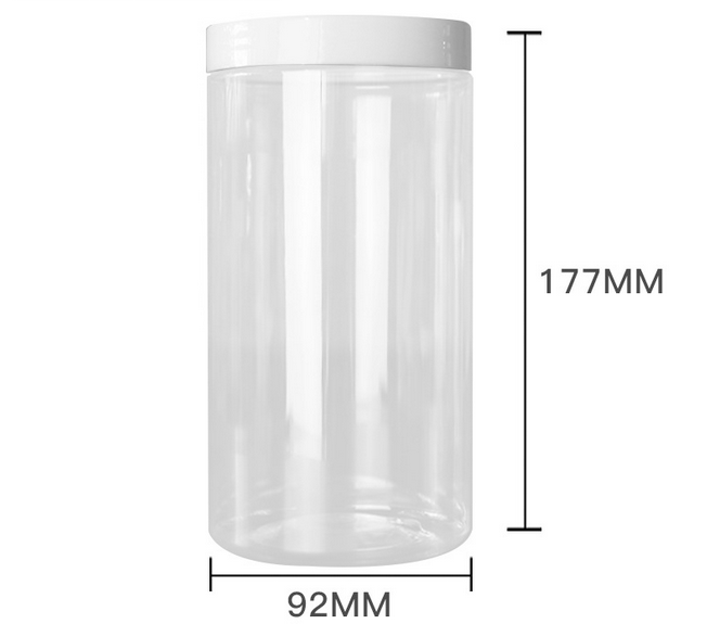 1000ml 85mm 92mm diameter clear 1L 1liter pet container