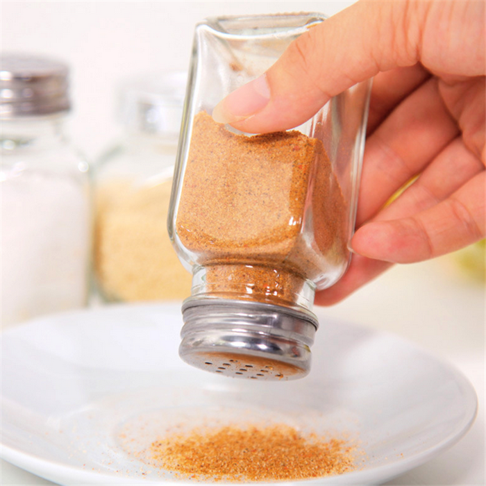 1000ml Square candy glass jar,glass sugar storage jar with bamboo lid