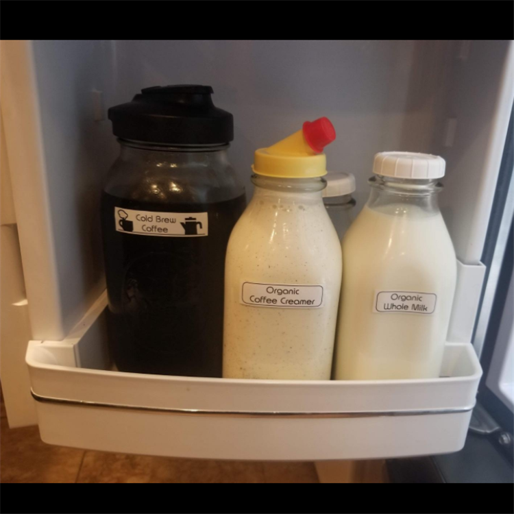 1000ml The Dairy Shoppe Heavy Glass Milk Bottles for raw milk