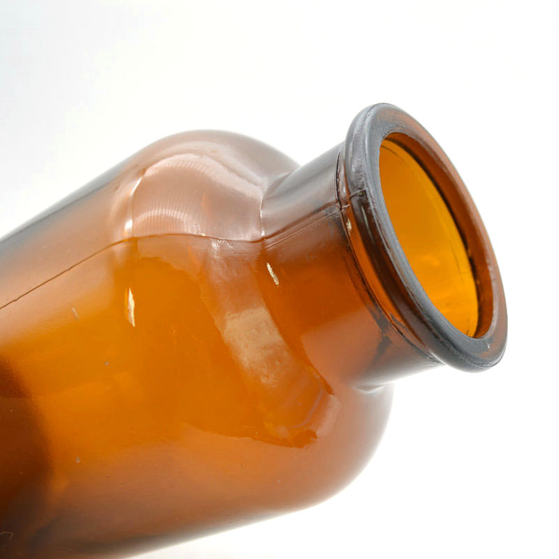1000ml Wide Mouth Lab Chemical Brown Amber Glass Reagent Bottle