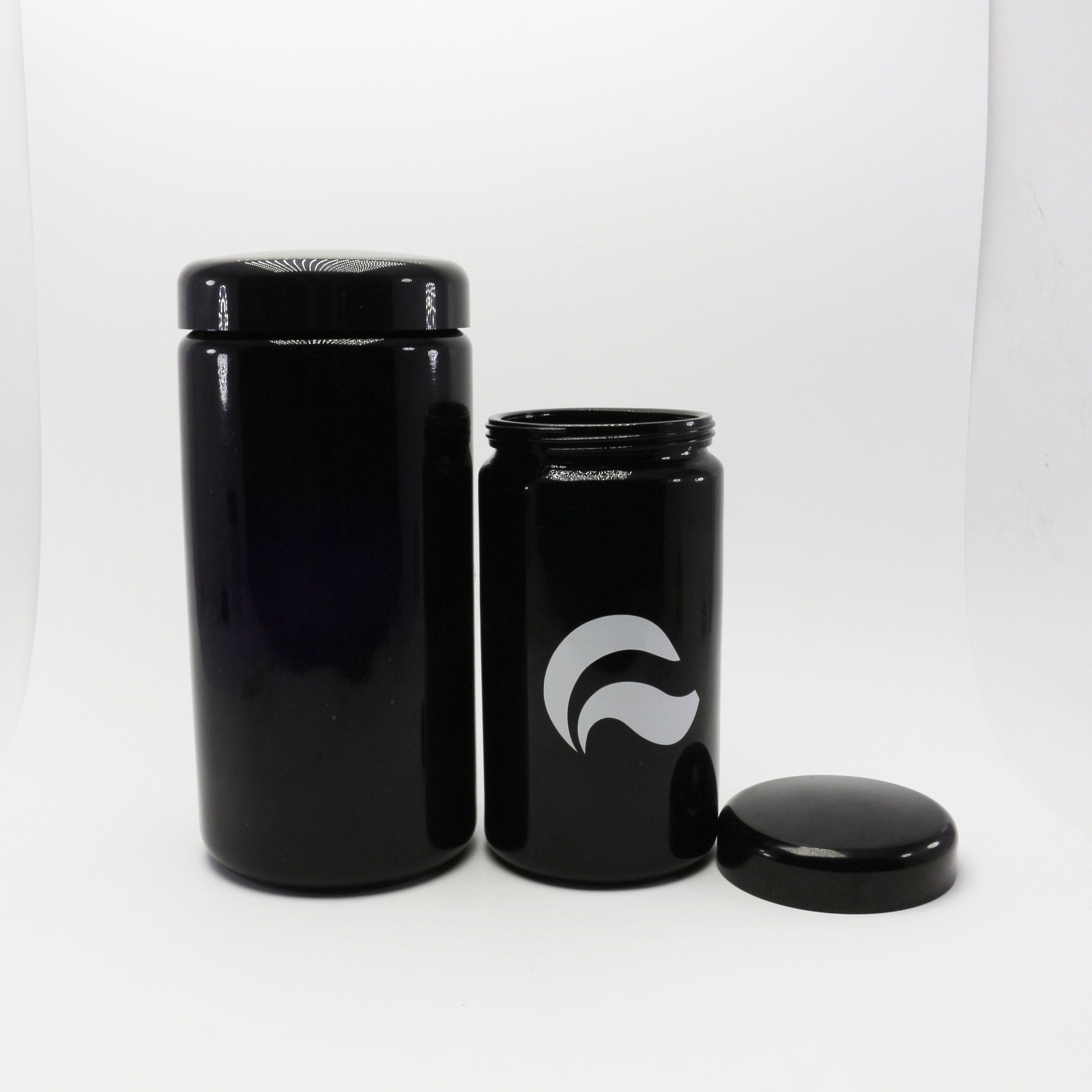 1000ml black violet pharmacy bottles smell proof container for storage DV110E