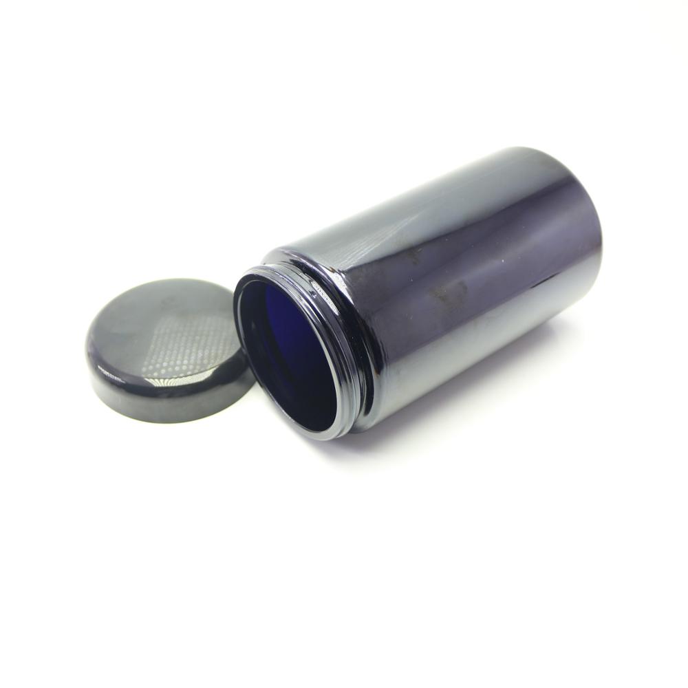 1000ml dark black UV jar for herbs DVJ-021C