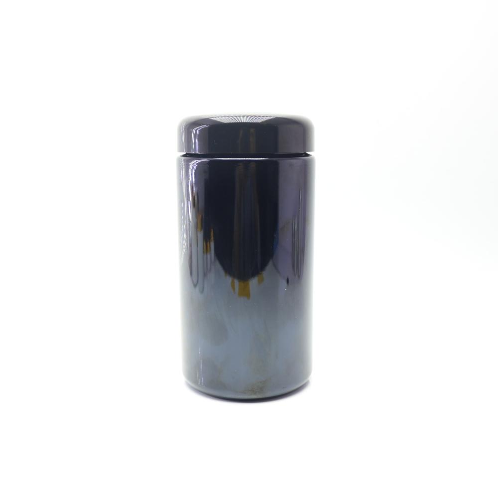 1000ml dark black UV jar for herbs DVJ-021C