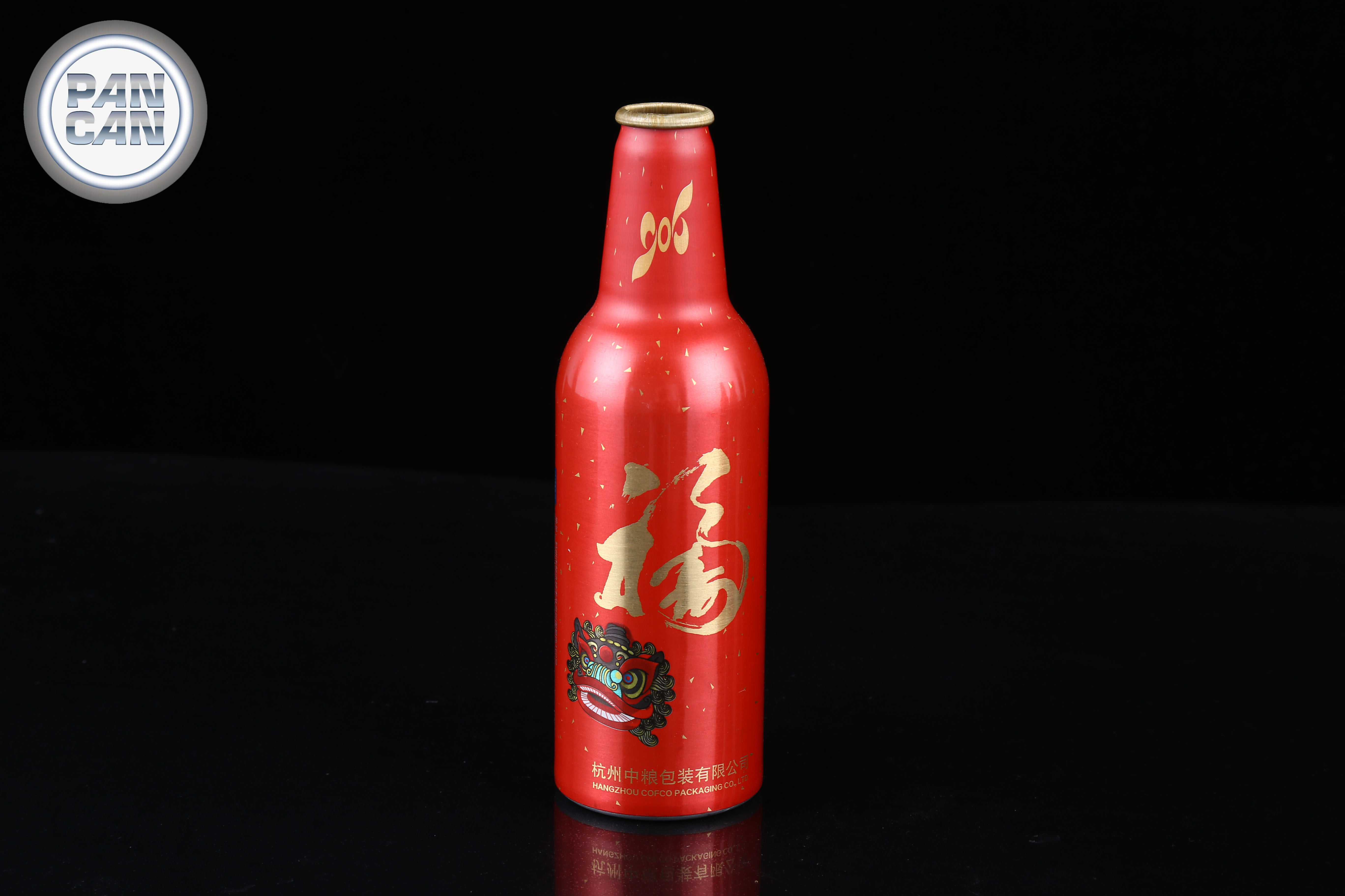 1000ml empty aluminium bottle can for beverages beer can printing wine bottle