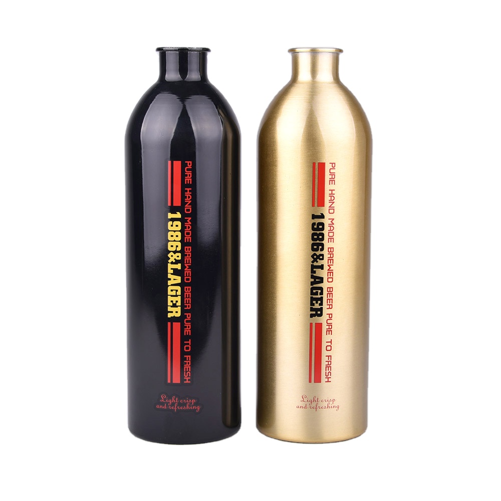 1000ml  metal beer bottle Aluminum Beer Bottle