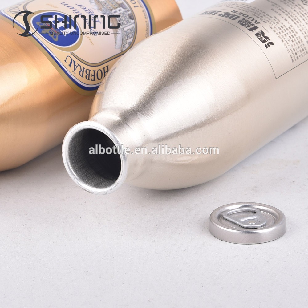 1000ml metal beer bottle Aluminum Beer Bottle