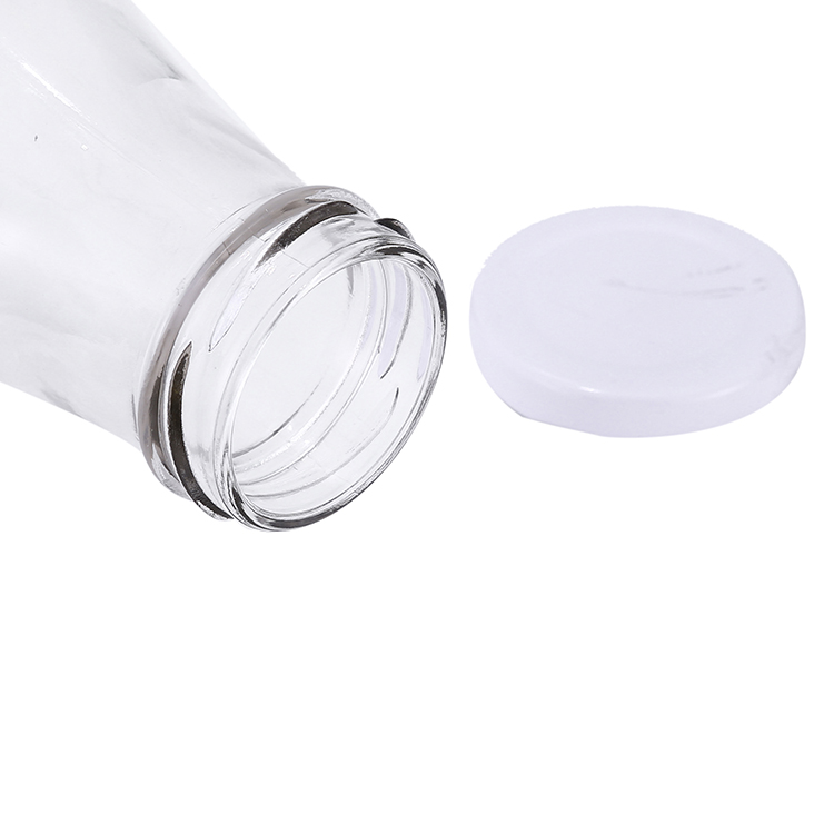 1000ml smoothie clear glass milk bottles with cap