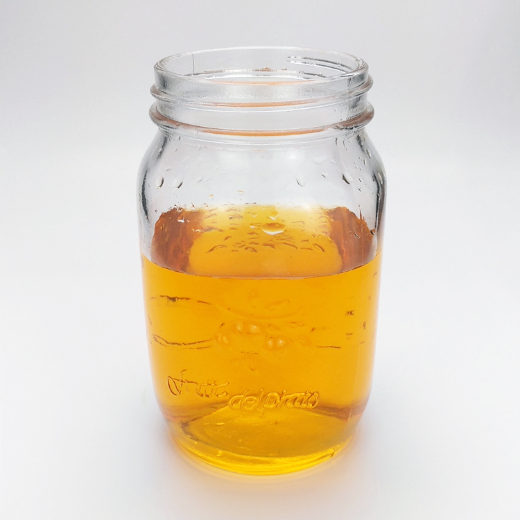 1000ml wide mouth round embossed glass mason jar with metal lid