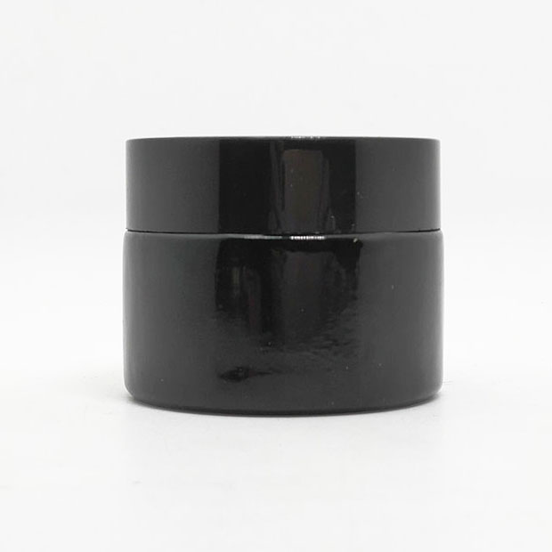 100G Green Color Coating Bakhoor Jar Hot Stamping Logo Cream Glass Jars