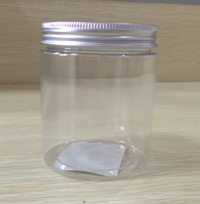 100ML/150ML/200ML High Quality wholesale Aluminum Cap Empty Bottle PET Plastic Jar with Sliver Screw lid