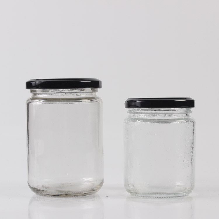 100ML 150ML 240ML 350ML 500ML 770ML Honey Jam Round Glass Bottle With Tin Lid