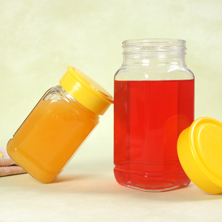 100ML 150ML 240ML 350ML 500ML 770ML Honey Jam Round Glass Bottle With Tin Lid