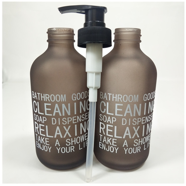 100ML 250ML 500ML Soap Foaming Glass Bottle With Pump